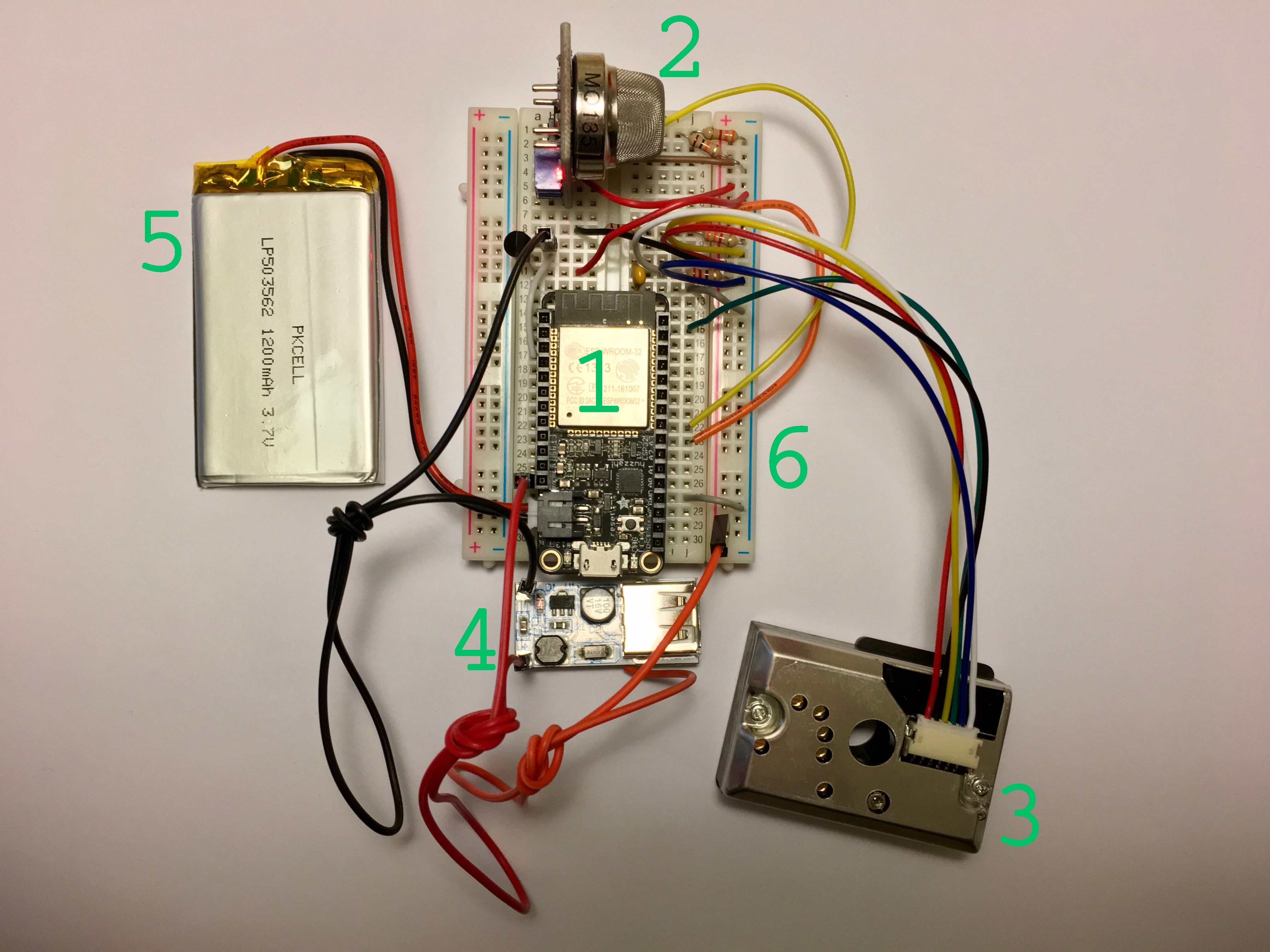 Arduino Air Quality Sensor Raw Image